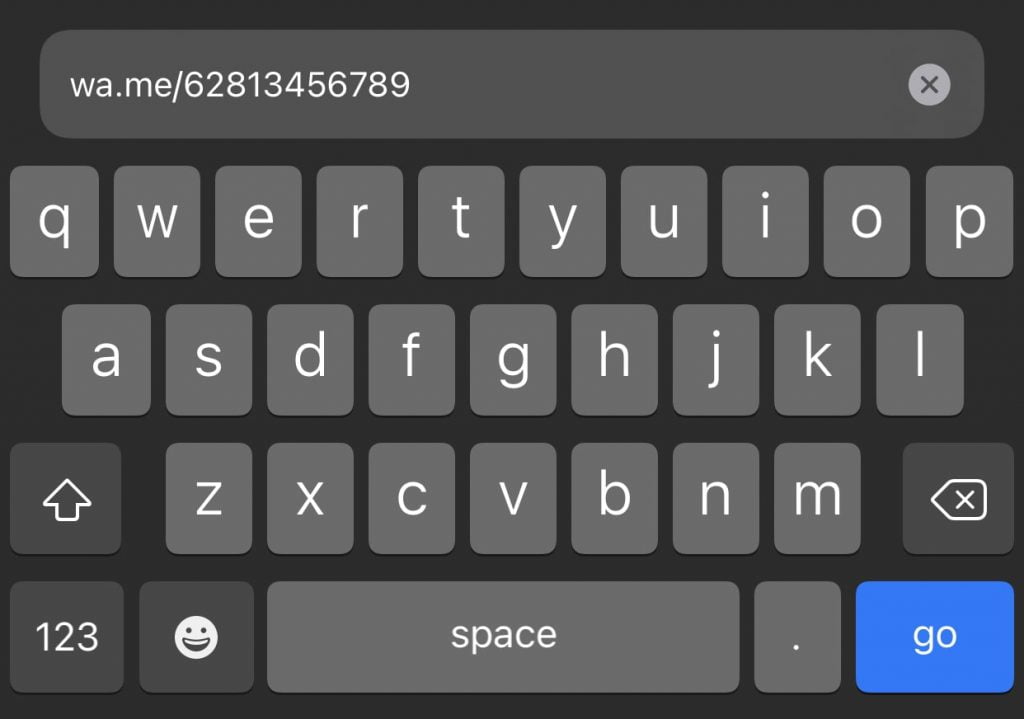 whatsapp url sender